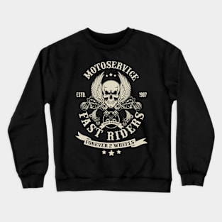 Moto Service Crewneck Sweatshirt